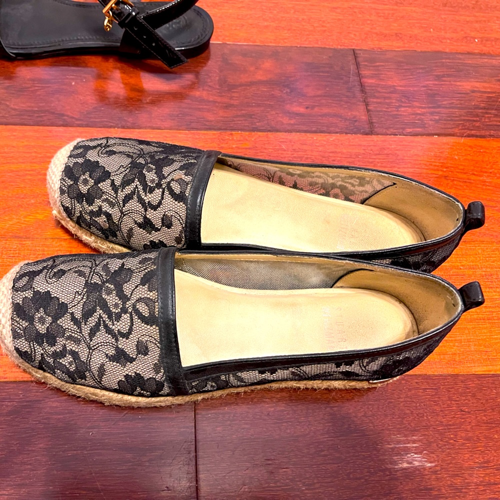 These are Stuart Weitzman espadrilles